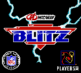 NFL Blitz Title Screen